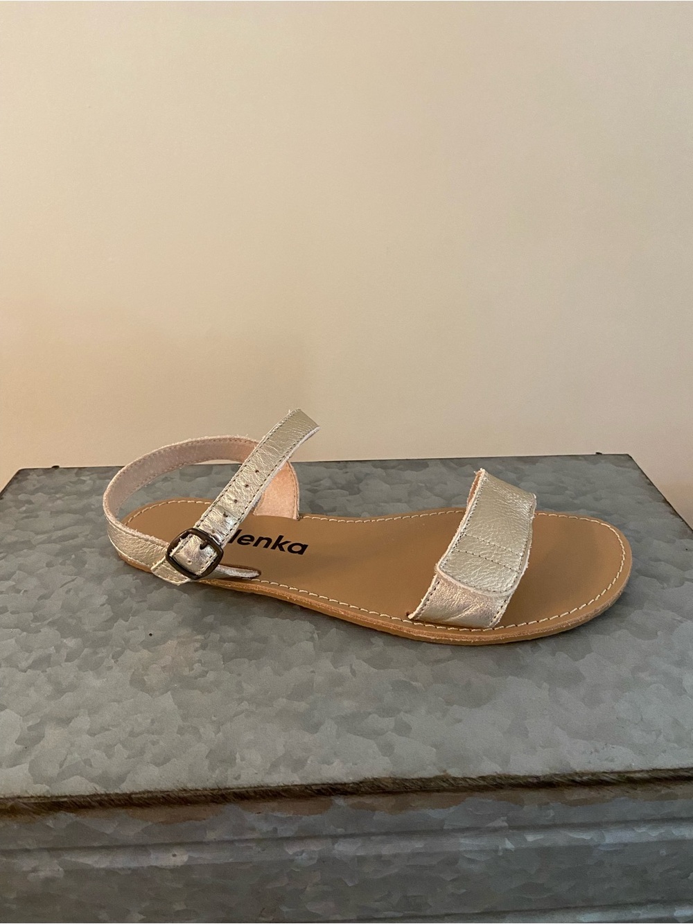 Be Lenka Grace Gold Barefoot Sandals- Size 39